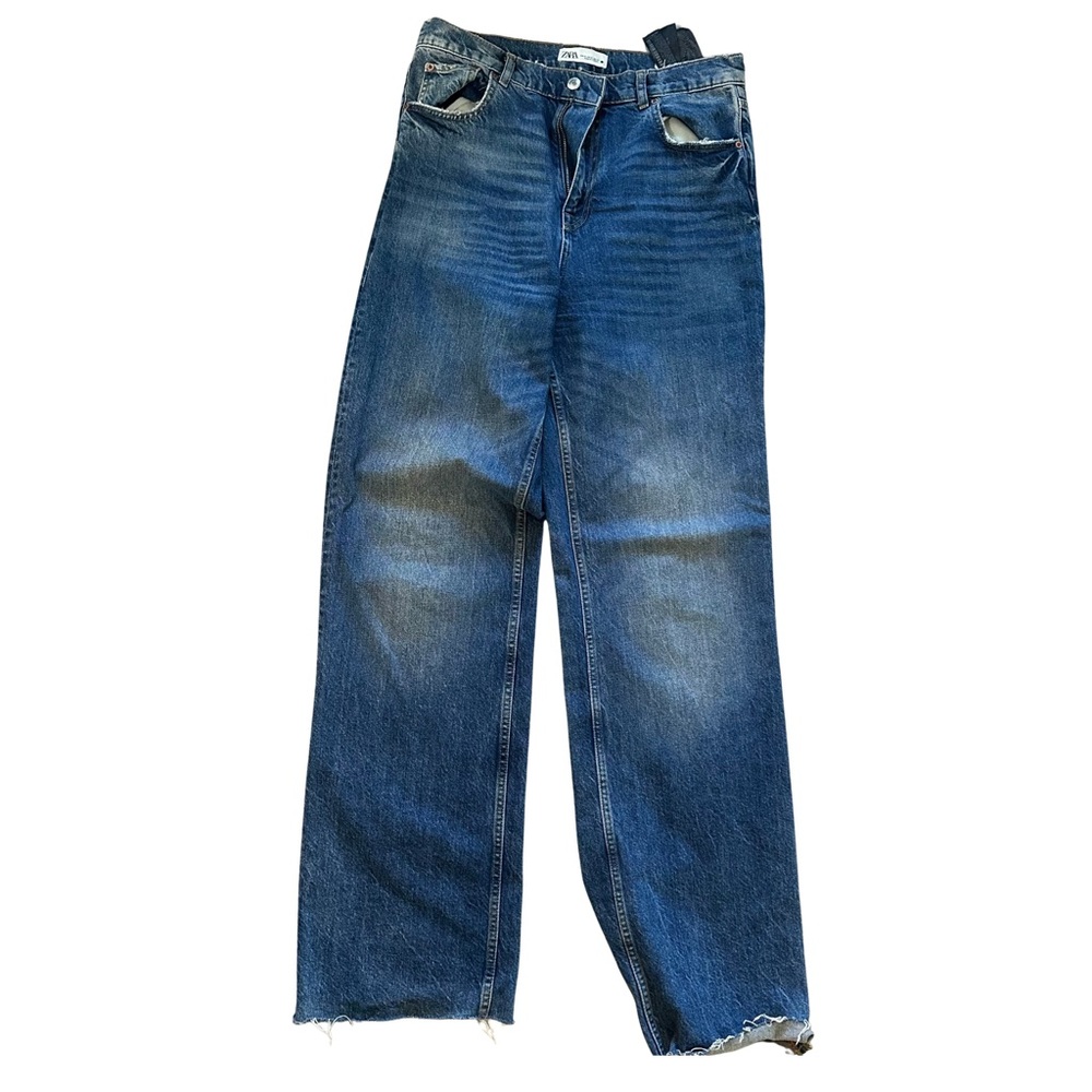 Zara Women's High Rise Blue Jeans